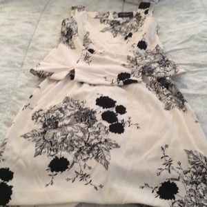 John Roberts black and white skirt set size 10